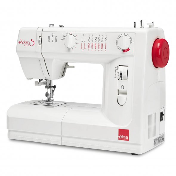 Elna eXplore 220S mechanische Nähmaschine (rot)