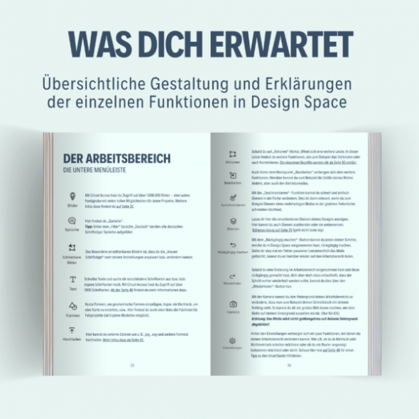 Pauwau Design Space für Tablet und Smartphone (Cricut Ebook)