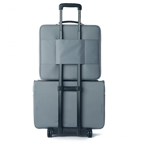 Pfaff Maschinen- & Stickmodul-Koffer/Trolley Set (grau)