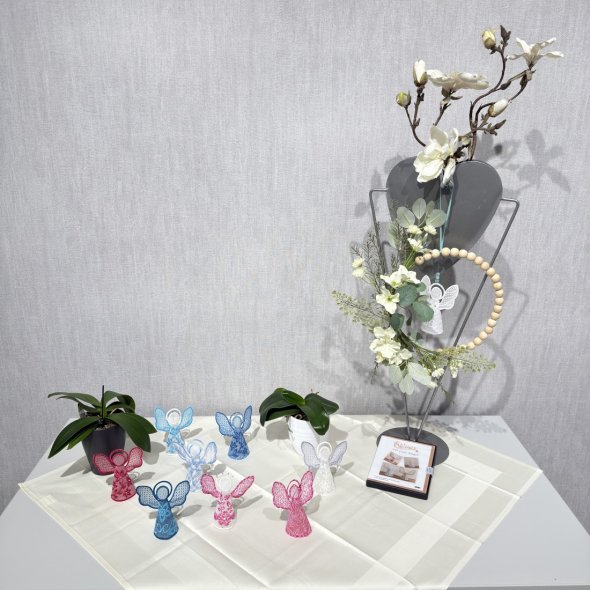Windesign Stickmuster USB "3D Lace Engel" (8 Motive)