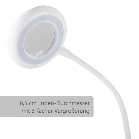 Purelite LED-Lupenleuchte mit Klemme