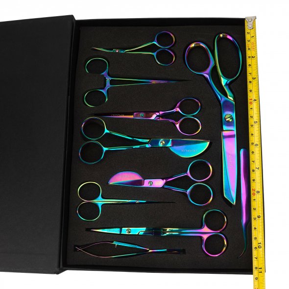Semplix Scheren-Set (muticolor / 10-teilig / mit Geschenkbox)
