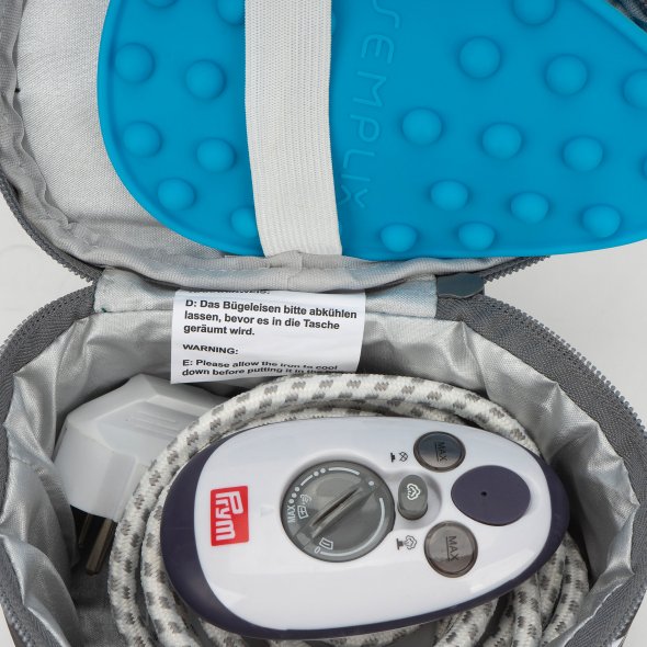 Semplix Soft-Reisebügeleisentasche Polka Dots anthrazit
