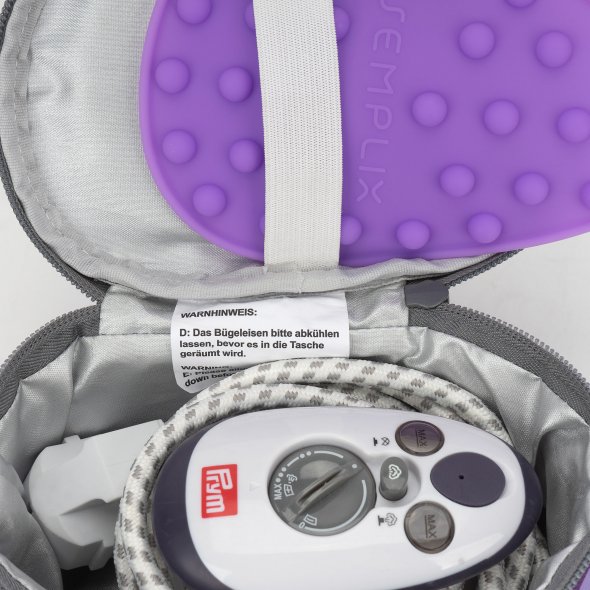 Semplix Soft-Reisebügeleisentasche Polka Dots purple