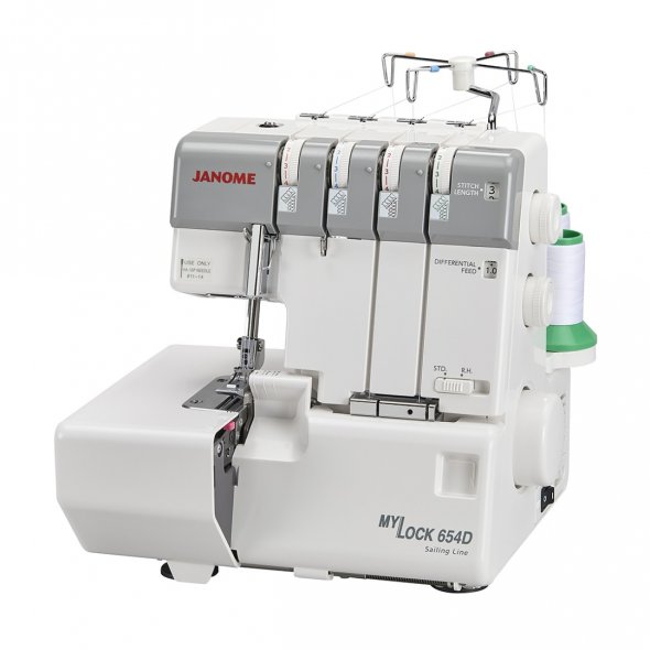 Janome MyLock 654D Sailing Line 4-Faden Overlock