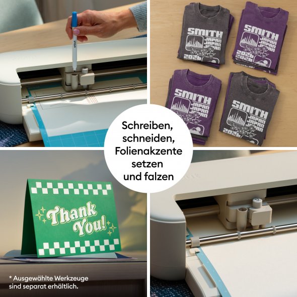 Cricut Explore 5 Schneideplotter (cream) + GRATIS Essential Bundle
