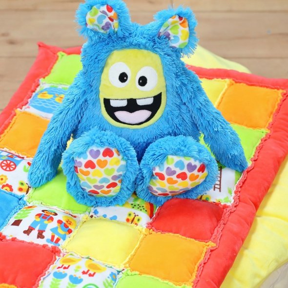 Kullaloo Plüsch SHORTY Bauernhof (Meterware / 1,5 mm Florlänge / SuperSoft / Stoff): 1,0m