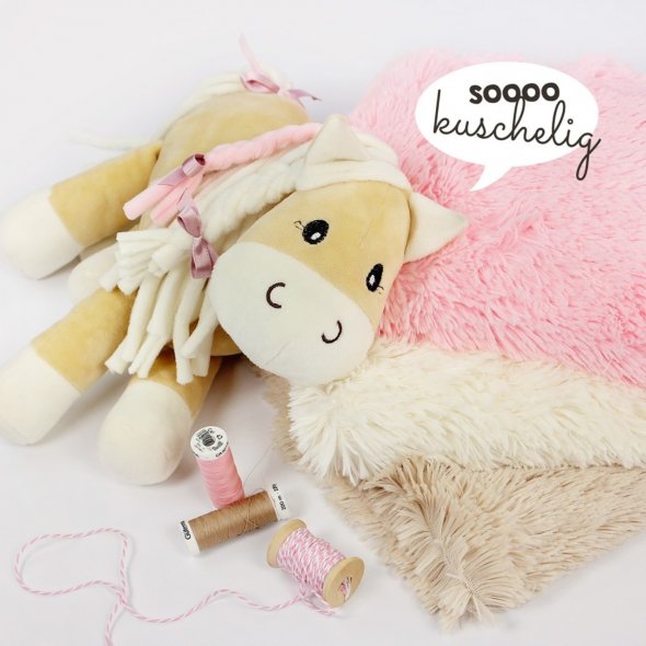 Kullaloo Zottelplüsch SHAGGY (Meterware / 20 mm Florlänge / SuperSoft / Stoff): 1,0m