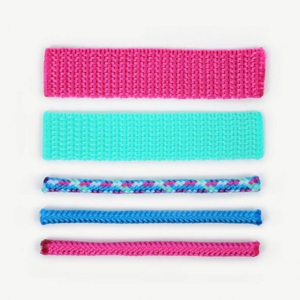 Kullaloo Hobby Horse Halfter Material-Set aqua/pink