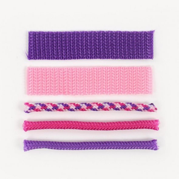 Kullaloo Hobby Horse Halfter Material-Set lila/pink