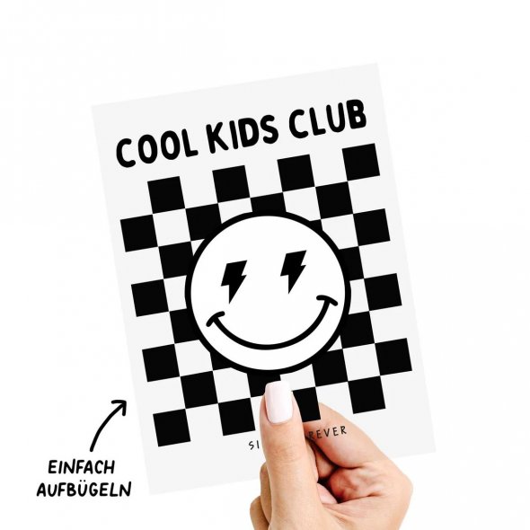 Paul und Clara Bügelbild A4 Cool Kids Club