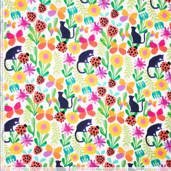 Baumwoll-Stoff Jersey Sommer Design by Karina+Kind