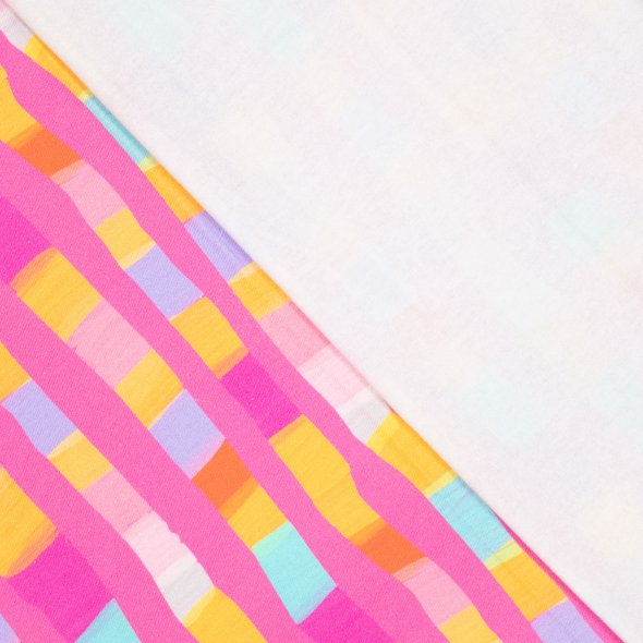 Twill Stoff Abstrakte Blöcke by Karina+Kind