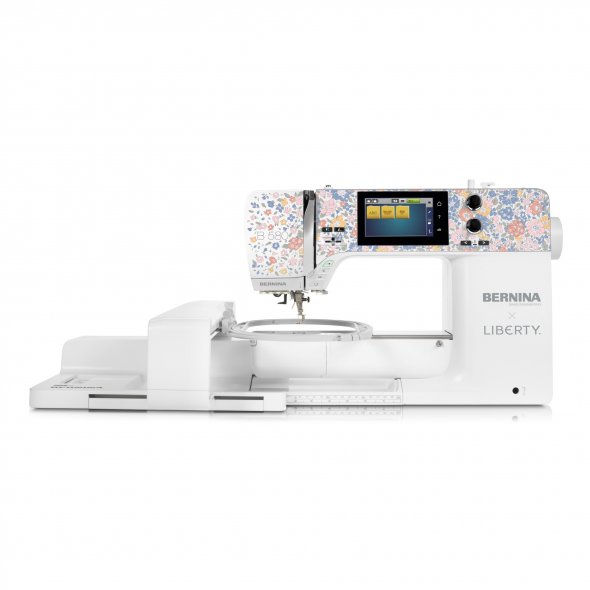 Bernina 580 LIBERTY EDITION Nähmaschine mit Stickmodul und Trolley-Set