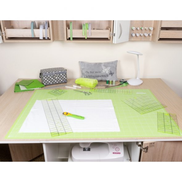 Semplix Schneidematten-Set A1 türkis/gelb (Matte 90 x 60 cm)