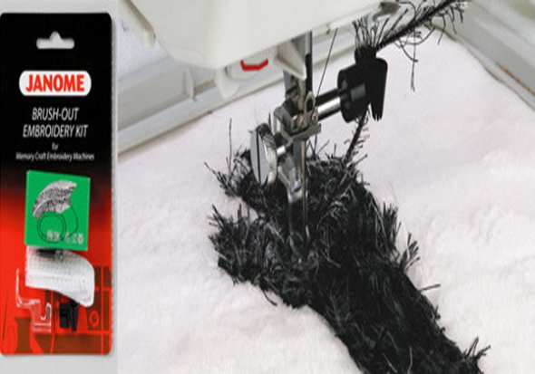 Janome Brush-Out Stickerei Kit