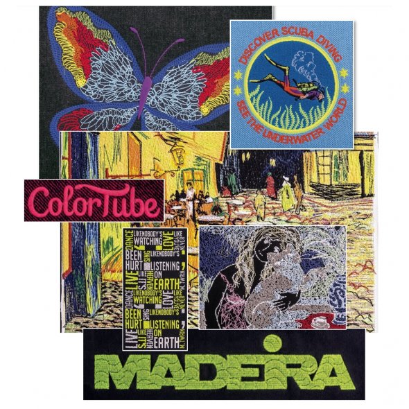 Madeira Frosted MATT No.40 Stickbox (40 Farben/ 500 m)