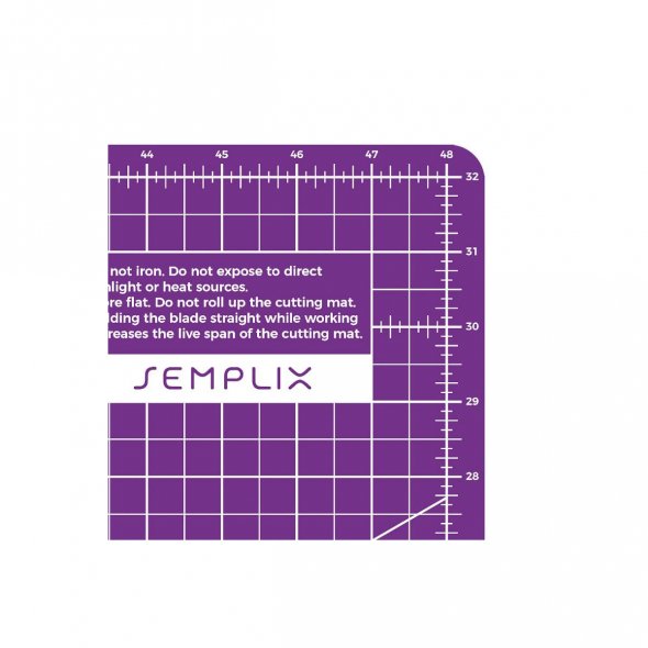 Semplix Schneidematte pink-lila (120 x 80 cm/ 48 x 32 inch) A0