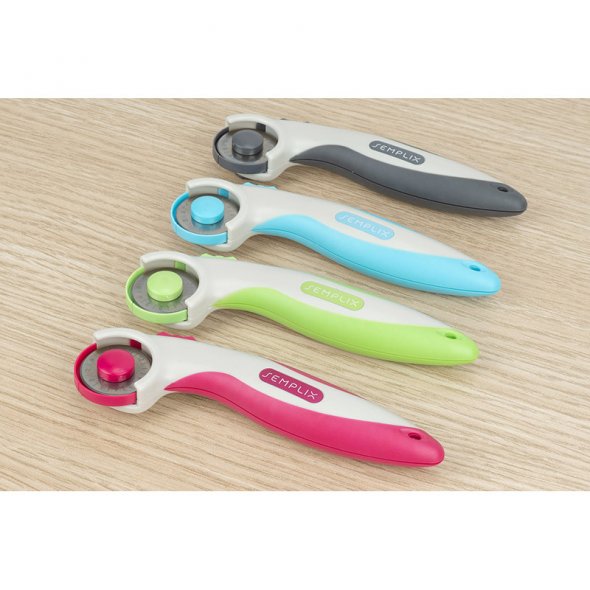 Semplix Rollschneider Mini Soft Griff (28 mm/ grün)