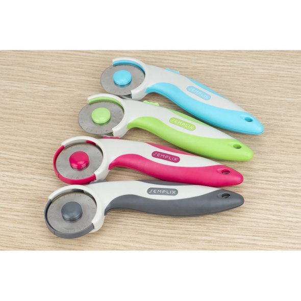 Semplix Rollschneider Maxi Soft Griff (45 mm/ grün)