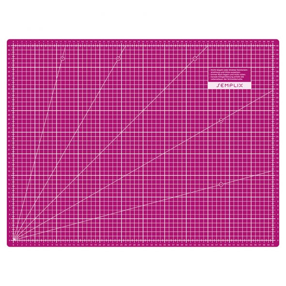 Semplix Schneidematten-Set pink/beere A2 (Matte 60 x 45 cm)
