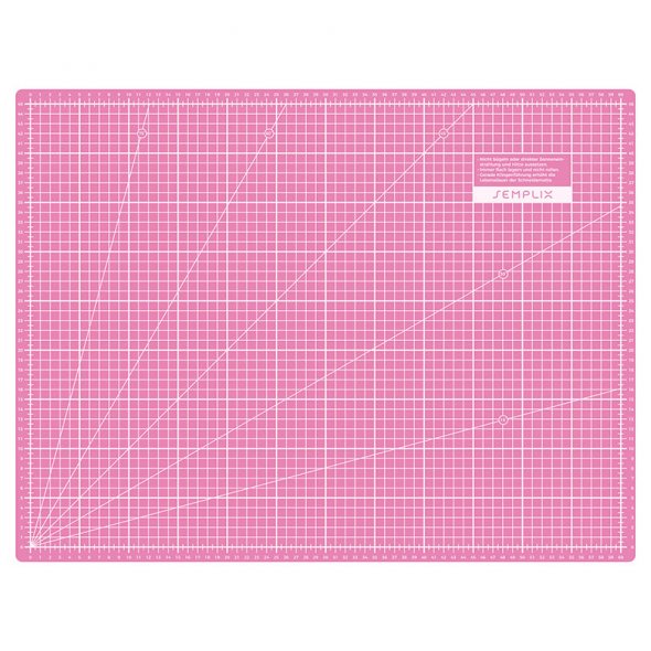 Semplix Schneidematten-Set pink/lila A2 (Matte 60 x 45 cm)