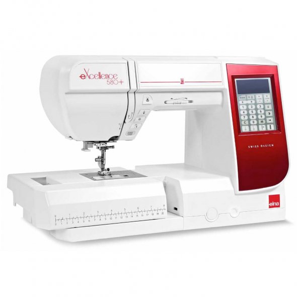Elna eXcellence 580+ Computer Nähmaschine inkl. Bonuszubehör