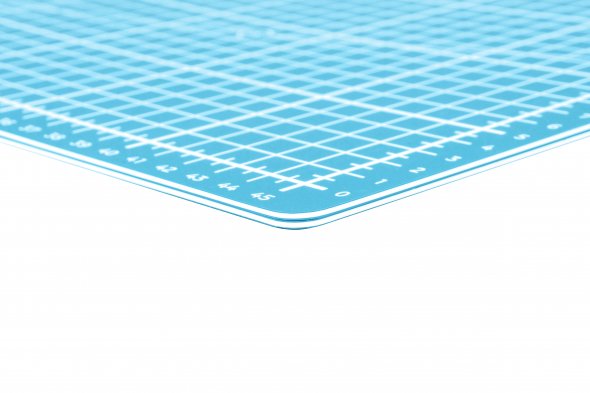 Semplix Faltbare Schneidematte türkis (45 x 30 cm/ Unterseite rutschhemmend) A3