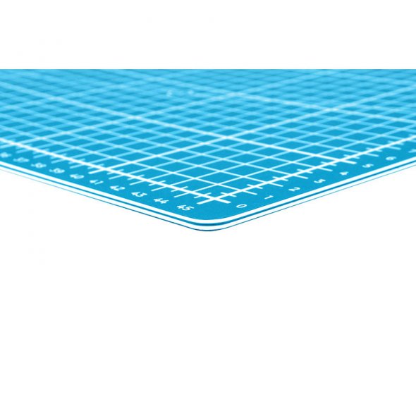 Semplix Faltbare Schneidematte petrol (45 x 30 cm/ Unterseite rutschhemmend) A3