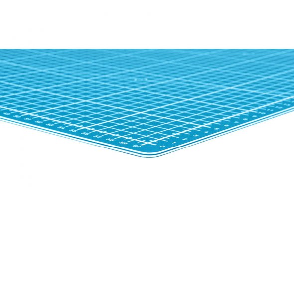 Semplix Faltbare Schneidematte petrol (60 x 45 cm/ Unterseite rutschhemmend) A2
