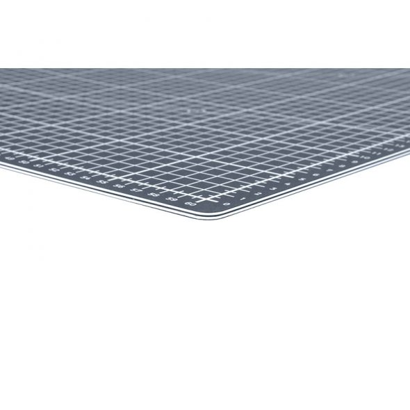Semplix Faltbare Schneidematte grau (60 x 45 cm/ Unterseite rutschhemmend) A2