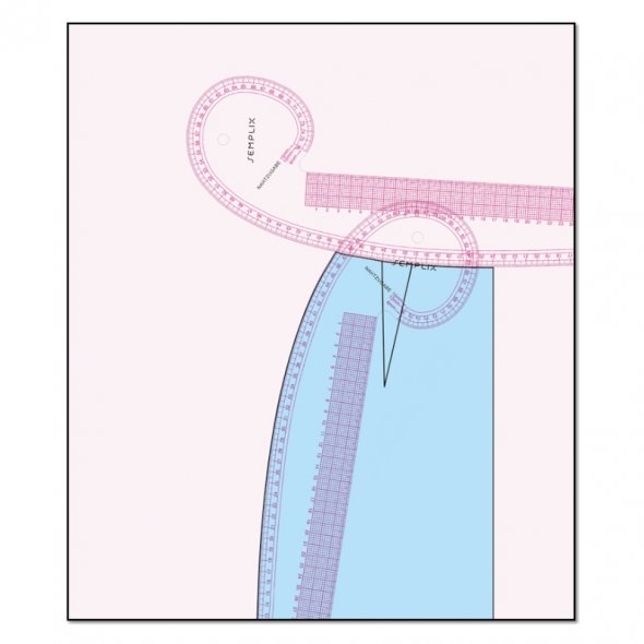 Semplix Kurvenlineal French Curve Ruler
