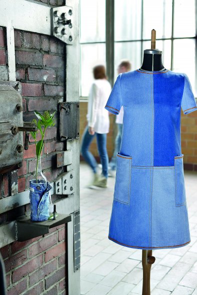 Gütermann Denim + Jeansnadeln Nähfaden-Set (8 Farben/ 100 m)