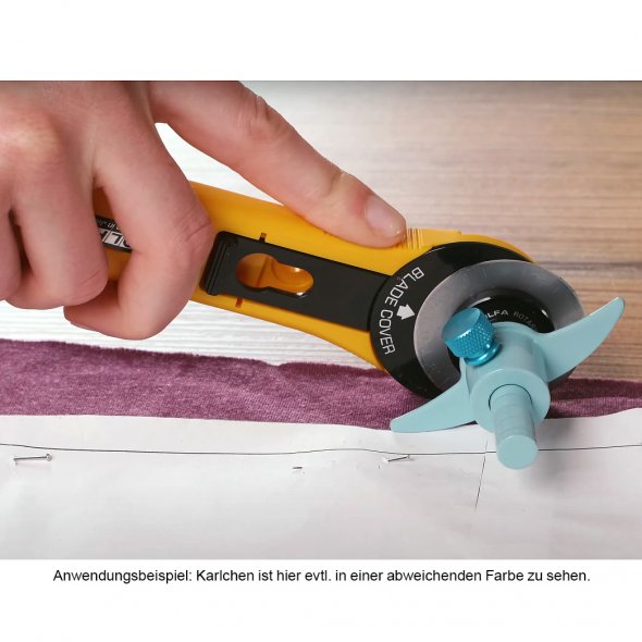 Karlchen für Rollschneider (versch. Farben/ Aluminium/ pulverbeschichtet)