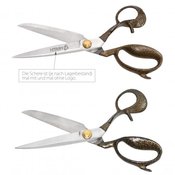 Große starke Schneiderschere (27 cm/ marmorierter Griff)