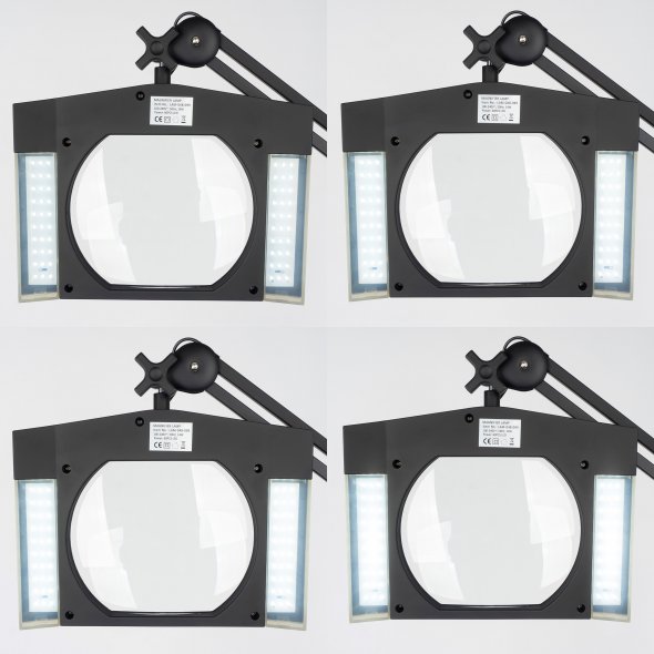 Semplix LED Lupen-Lampe 3D ESD-Protection schwarz (Linse 189 mm x 157 mm)