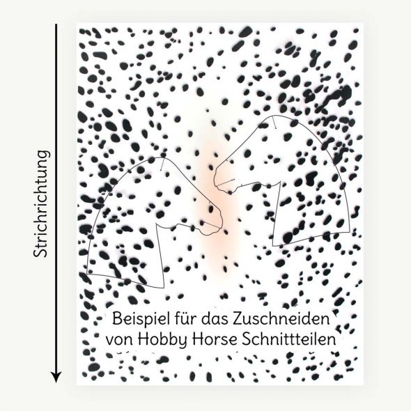 Kullaloo Hobby Horse Stoff Tigerschecke (1,5 mm SuperSoft SHORTY/ 100 x 75 cm)