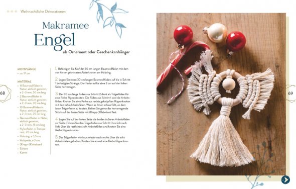 Topp Weihnachtliches Makramee