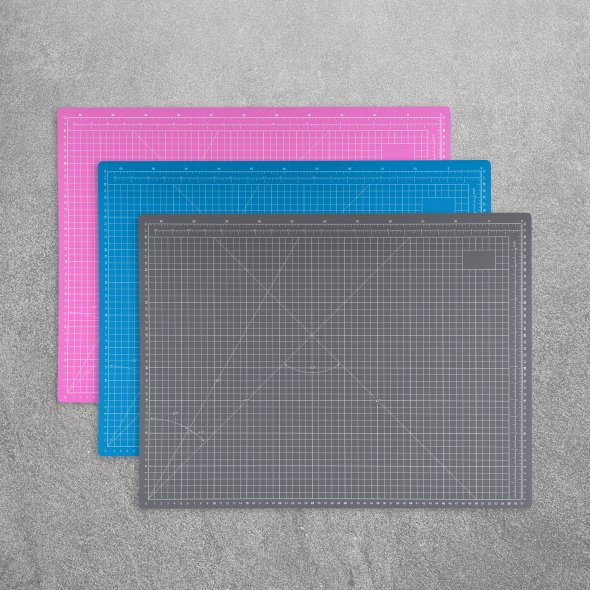 Schneidematte mit Metallkern pink A2 (Magnethaftung/ 60 x 45 cm)