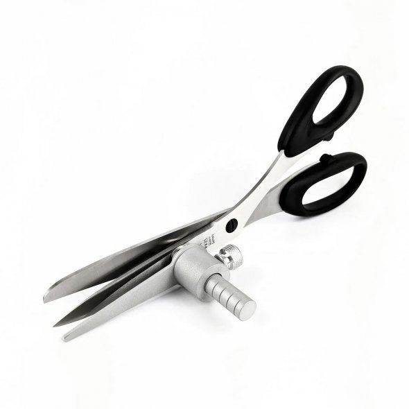 Kleiner Karl - Zuschneidehilfe silber (Aluminium/ glasperlengestrahlt)