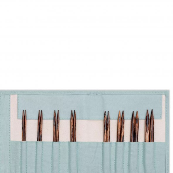 Prym Rundstricknadel-Set in Nadeltasche Natural (Stärken 3,5-8,0 mm/ 60-120 cm)
