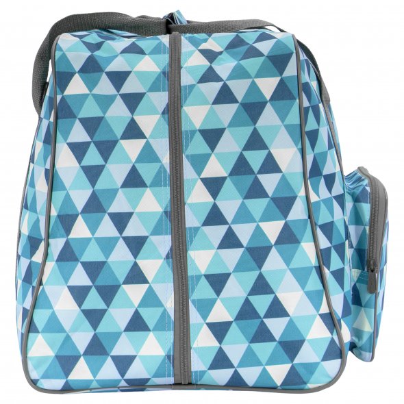 Semplix Overlocktasche Diamond Design (petrol/türkis)