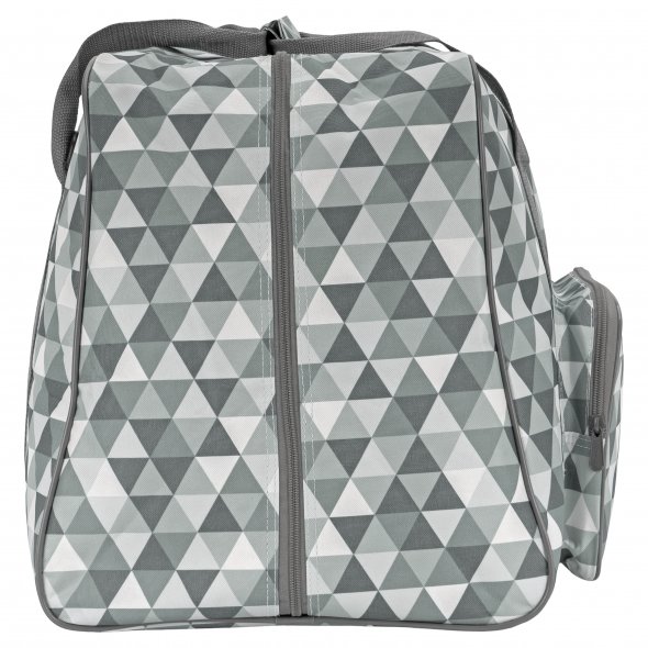 Semplix Overlocktasche Diamond Design (stein/grau)