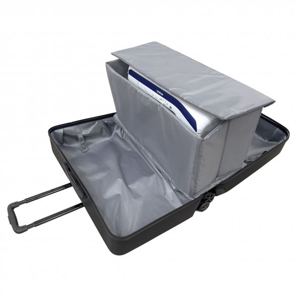 Semplix Nähmaschinentrolley (L / schwarz / Hartschale)