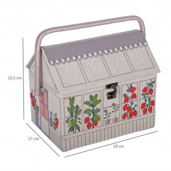 Nähkorb "Erdbeeren"