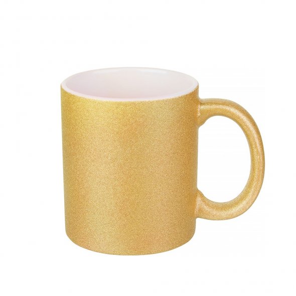 Sublimations-Tasse Glitter (330 ml / farbig)
