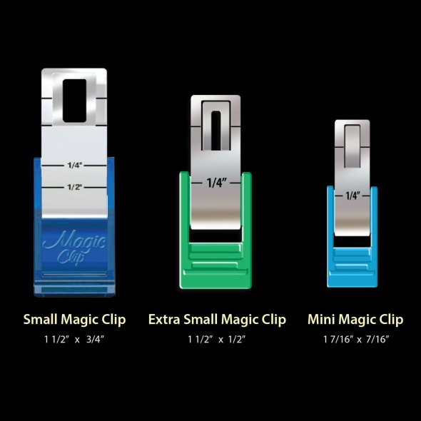 Taylor Seville Stoffklammern Magic Clips Extra Small (12er Pack) Nähklammern, Nähclips, übernähbar!
