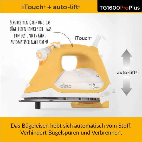 oliso x Tula Pink ProPlus Dampfbügeleisen (pink)