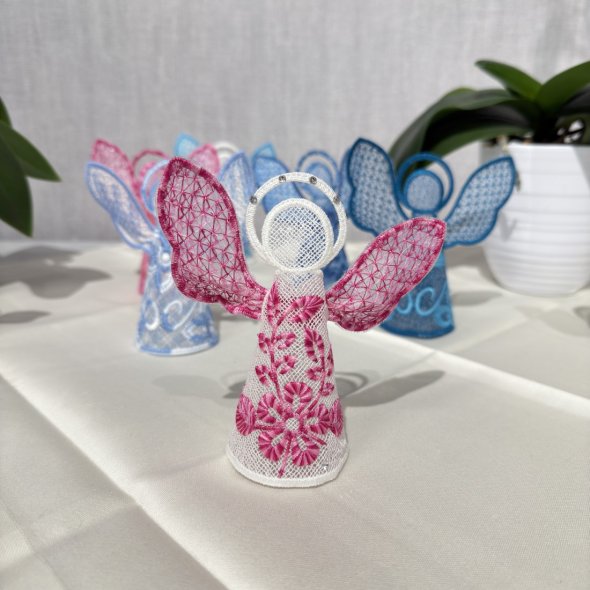 Windesign Stickmuster USB "3D Lace Engel" (8 Motive)