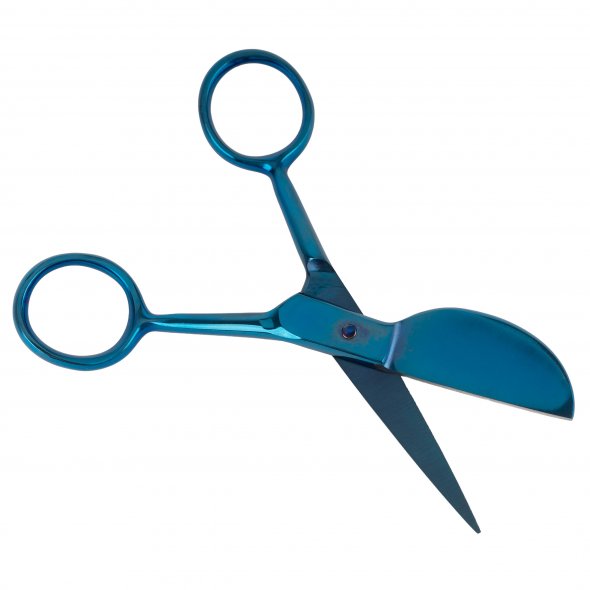 Semplix Applikationsschere 10 cm (blau)